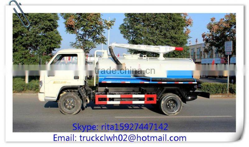 3000L to 4000L China fecal suction truck,4*2 small fecal suction truck