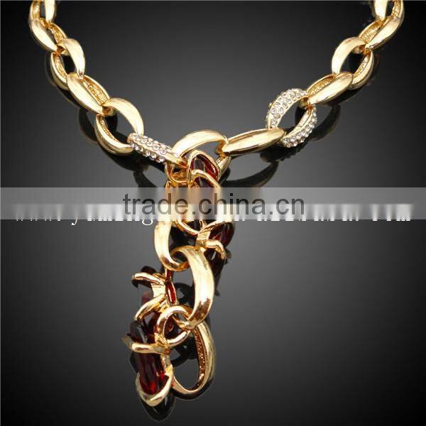 Fashion and costume jewelry ruby set in china