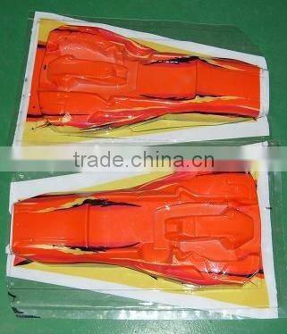 Plastic doll part make by vacuum thermoforming