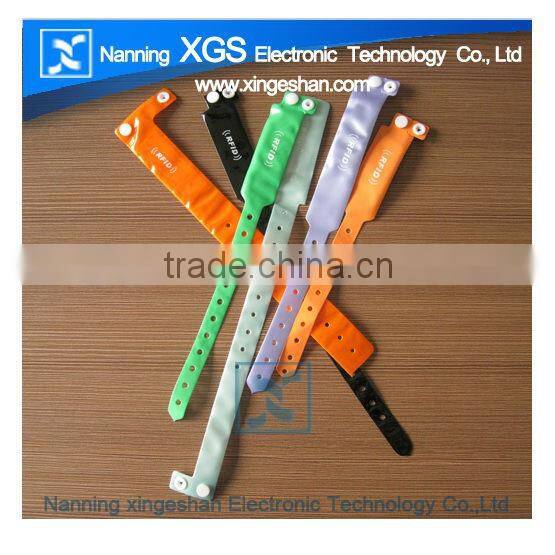 13.56mhz Disposable Rfid Tag Colored Wristbands Bracelet For Patient Tracking