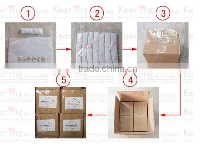 purple and white rectangle metal shoes clips WSC-362