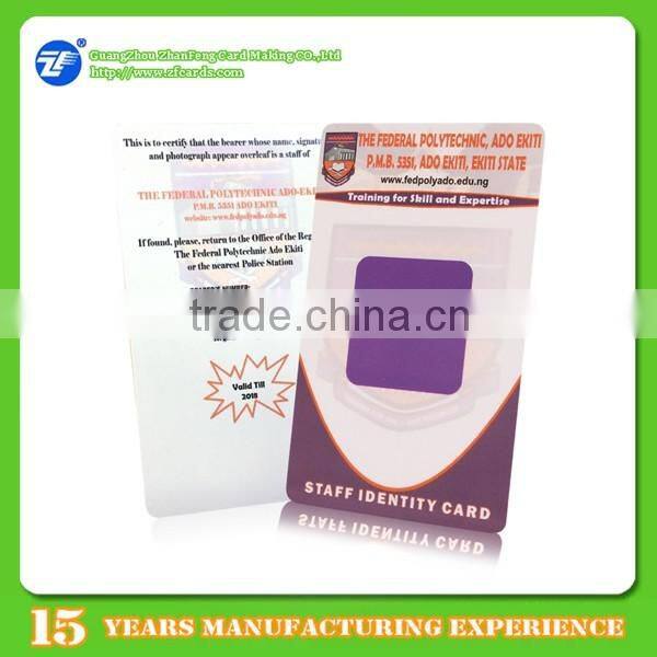 Original NXP MIFARE Classic(R) 1K staff photo id cards print