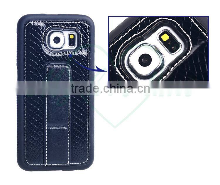 Back cover snake style mobile phone cover case for Samsung with mobile phone stand
