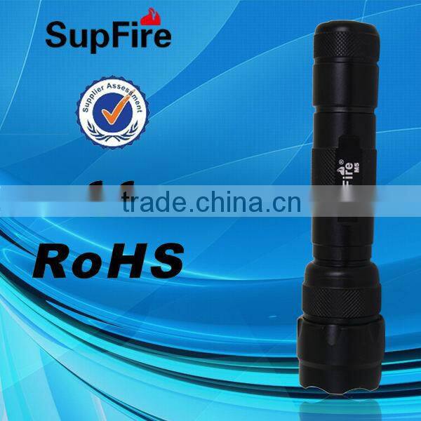 Shenzhen supfire M5 high bright portable mini spotlight LED flashlight