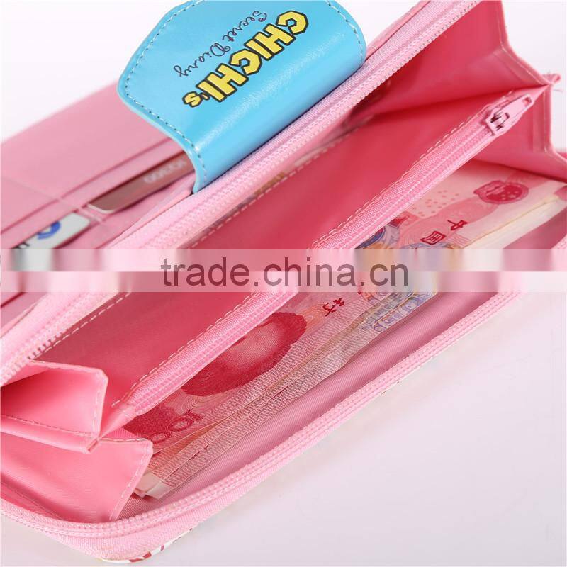 New Wholesale Import Fashion Designer Pu Girl Wallet By China Manufacturer