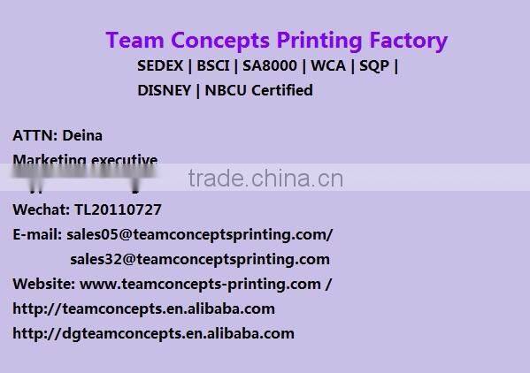 customized brand name memory game learning cards for child