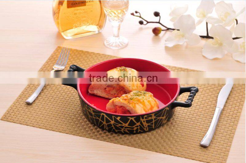 China Factory Ceramic Bakeware Baking Pan