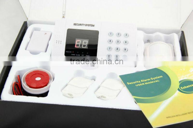 economical PSTN home intruder proof alarm system, program 6 alarm phone mumbers