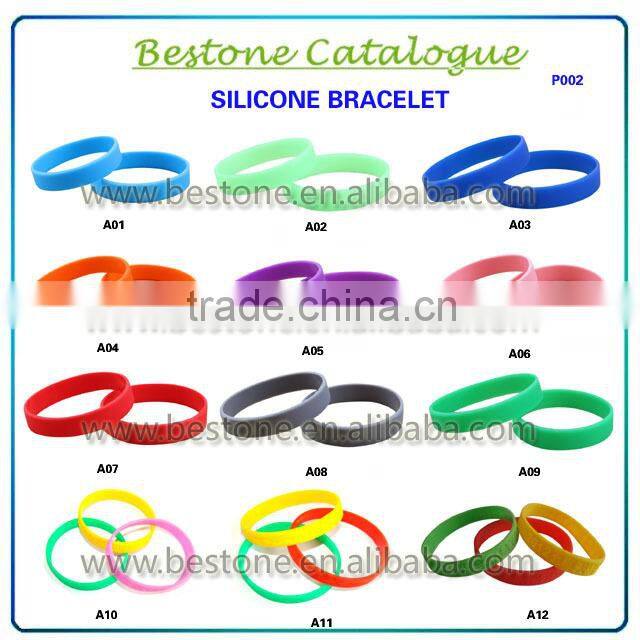 2015 the newest Silicone Bracelet silicone titanium pain relief sports bracelet