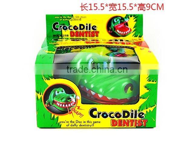 Hot sell Funning lucky Press Cayman,crocodile dentist,plastic alligator,crocodilian