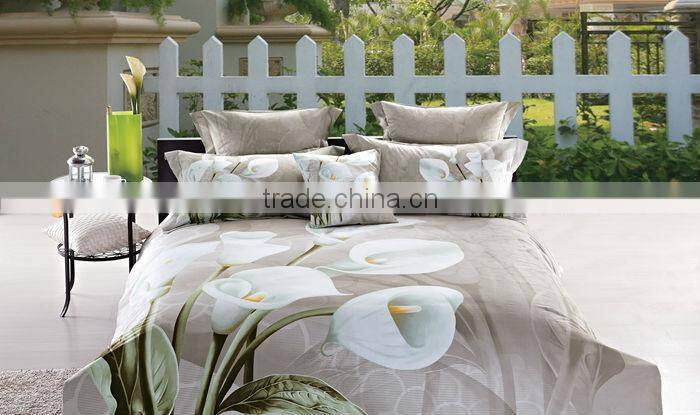 100% cotton 3D follower quilt cover set