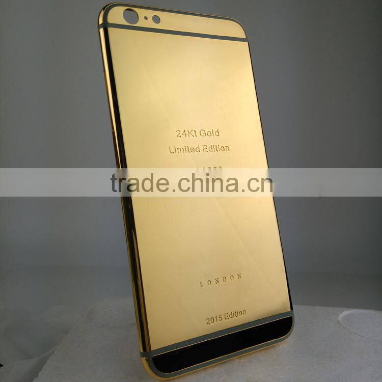 For apple iphone 6 gold body for apple 6 plus gold housing case