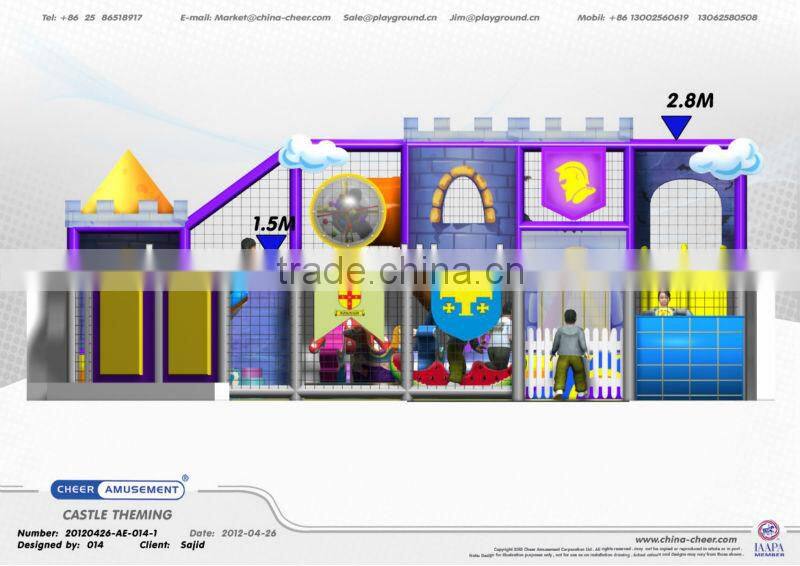 Cheer Amusement castle themed soft play area