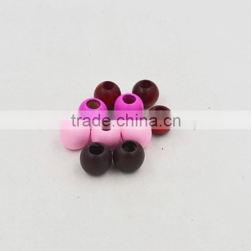 Multi Colored Wood Beads For Clothing /Purse/Shoe/Handbag/Clutch Bag