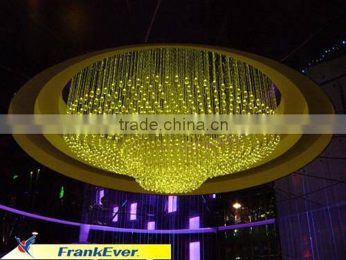 FRANKEVER PMMA Indoor Side Glow Optical Fiber Chandeliers