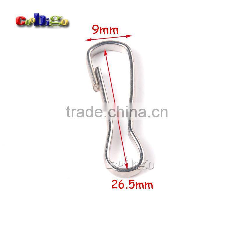 Metal Purse Zipper PULLS Snap Spring HOOKS Paracord Lanyards Lariat Phone Card ID Badge Holder #FLQ050-A/B/C/D