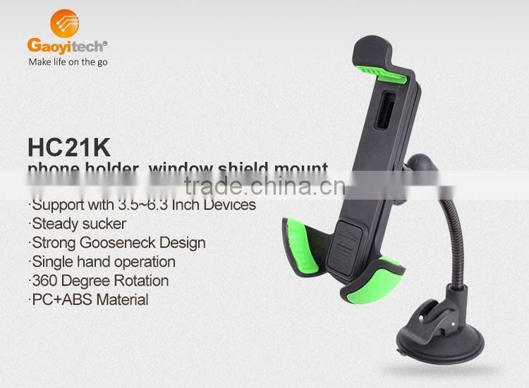 New Universal Phone holder Car holder for Mobile phone 360 Degree Turn Around Windshield Mount2016(HC21K)