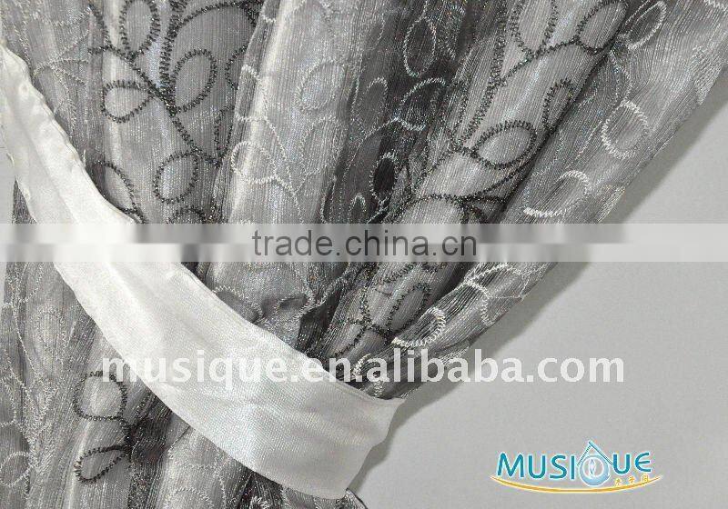 Curtain embrodiery design
