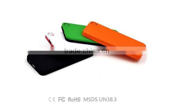 Promotion polymer ultra thin power bank 6000mAh for mobile phone portable charger universal power bank With LED Flashlight