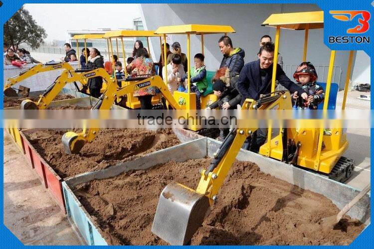 2016 Beston professional kids coin operated game machine for adults amusement excavator