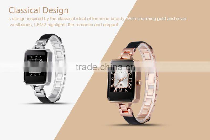 2016 NEW Fashion gemstone watch women watches Smart Watch Bluetooth Smartwatch for xiaomi Apple iphone Smartphone