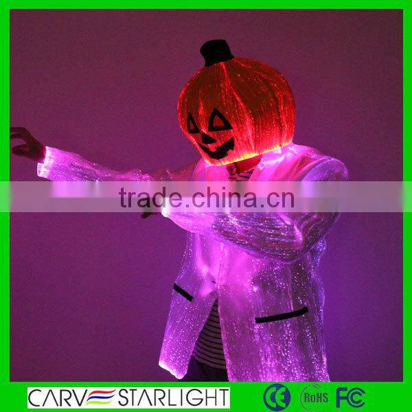 Light up hallloween pumpkin hat decorative top hats halloween decorations