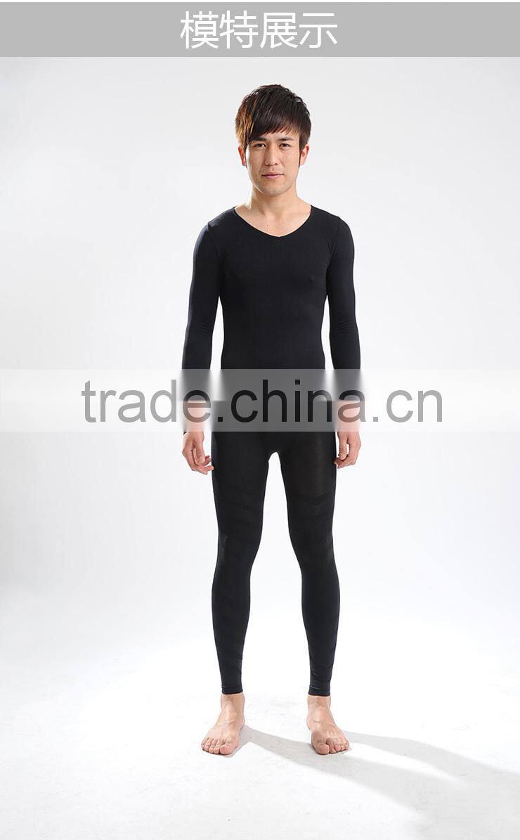 Polyester Body Slimmer Burn Fat Mens Thermal Long Johns