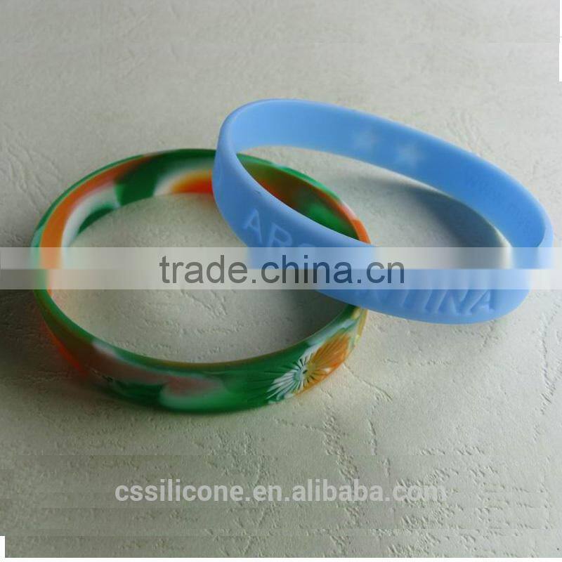 2014 newest high quality oem silicone bracelet fashion promotion gift UV sensitive cheap silicon bracelet