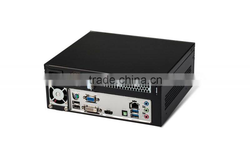 2U industridual itx chassis with 4th generation Intel i3-4160, 3.6G, copper core fan, DDR3 aluminum