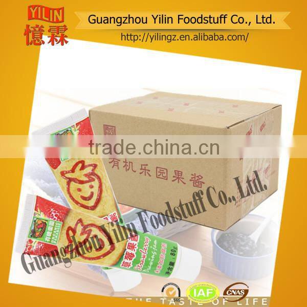 80g Strawberry Jam Chinese manufacturer non preservative hot sale