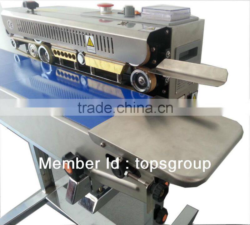 Hot selling Continuous Plastic bag sealing machine Shanghai Price