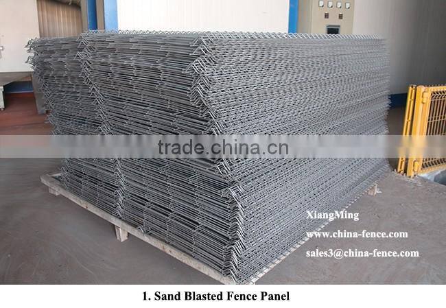 Powder Coated Metal Fence Steel Fencing Security Fences