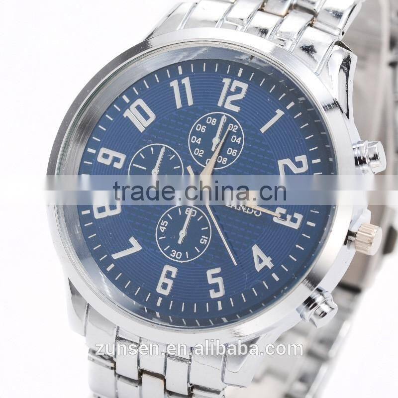 2016 High Quality Sports Watches Men Fashion Quartz Wrist watch Stainless Steel Band Luxury Brand relogio masculino