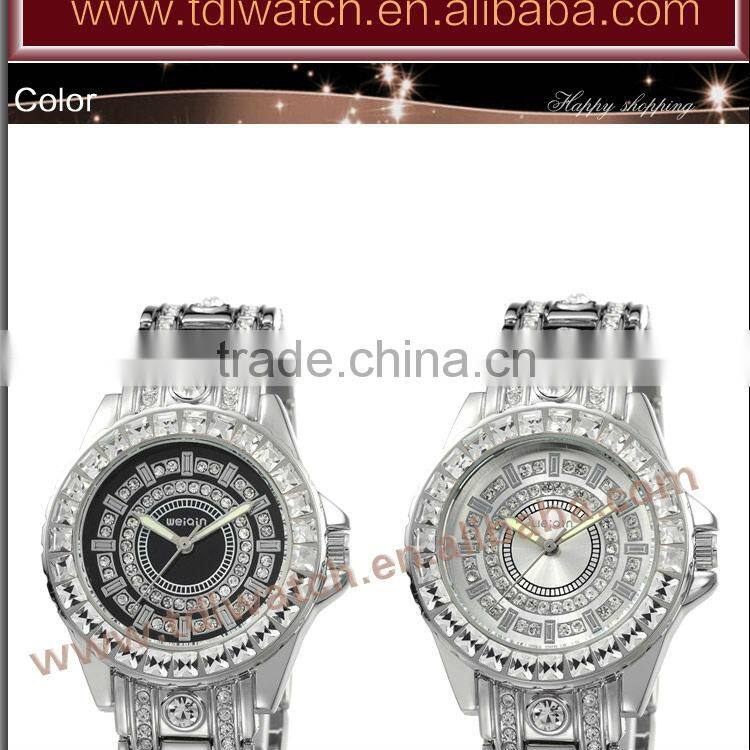 WEIQIN W4483 quartz stainless steel back watch