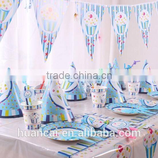 Best Sale High Quality Birthday Party Decorations Kids Sets/Birthday Party Supplies Cartoon Sets HC003