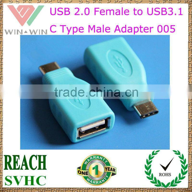 Micro USB Female to USB 3.1 C Type Male Adapter 017