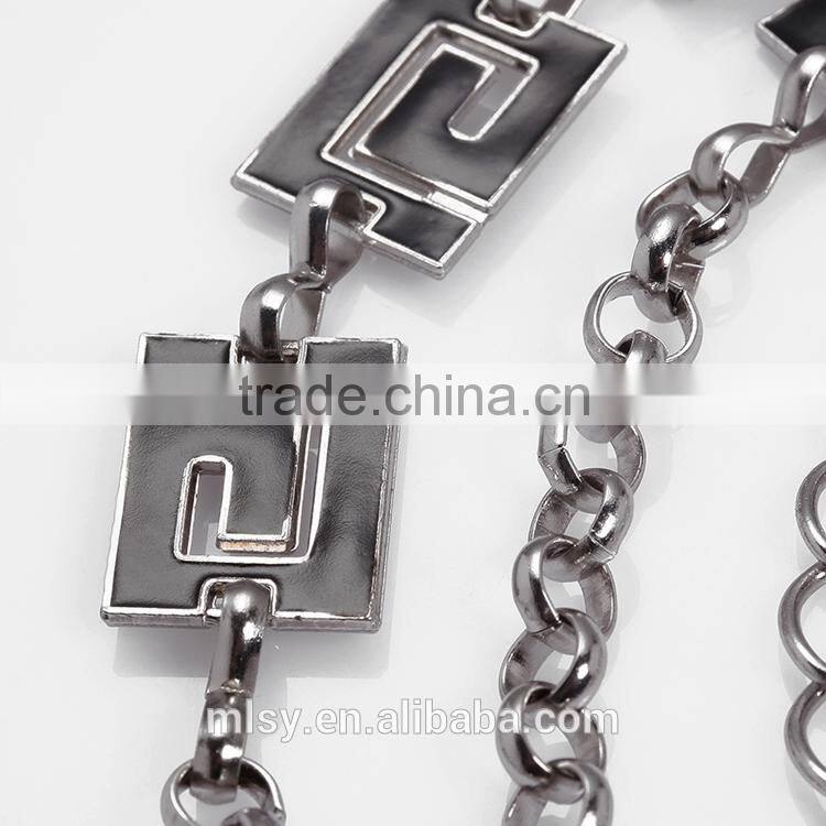 Fashion zinc alloy body chain jewelry/chain belts for women/rhinestone chain