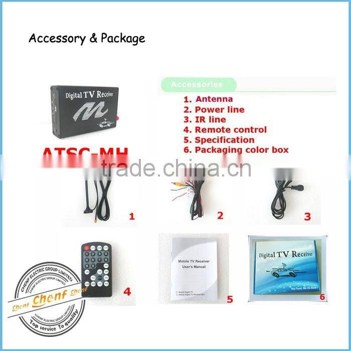Newest America Single Antenna Digital TV Receiver Box for Car