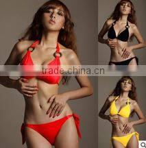 Women FLAG Bandeau Bikini Top Two Piece Push-up Padded Bathing Swimsuit