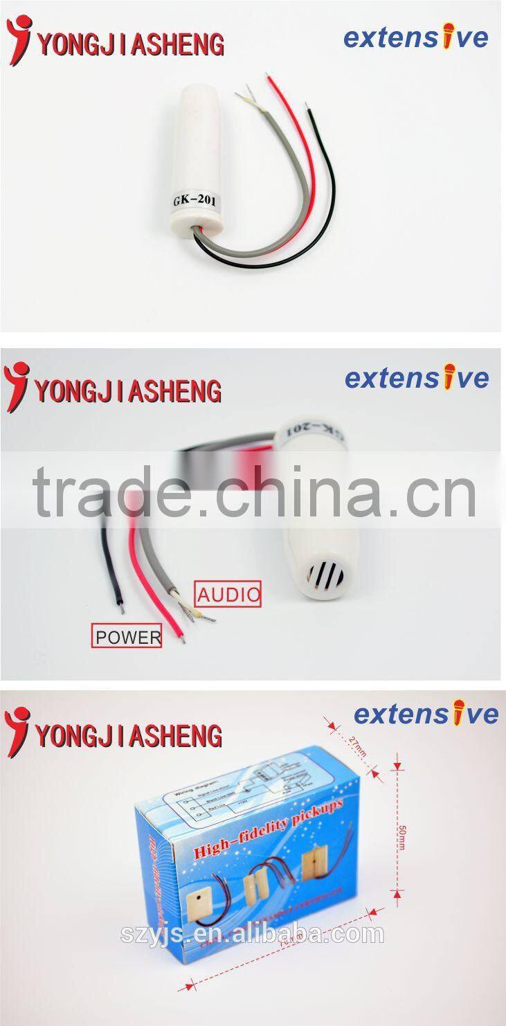 mini wireless microphone for cctv camera YJS-GK-201