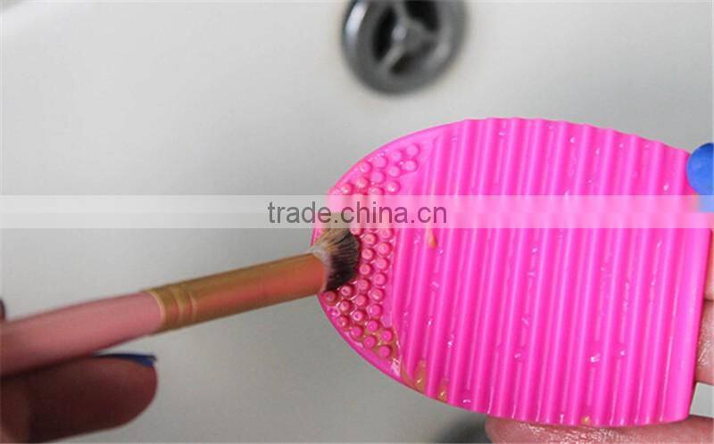 Silicone Makeup Brush Cleaner Brush egg shape Cleaning makeup Brush tools makeup brush cleaner