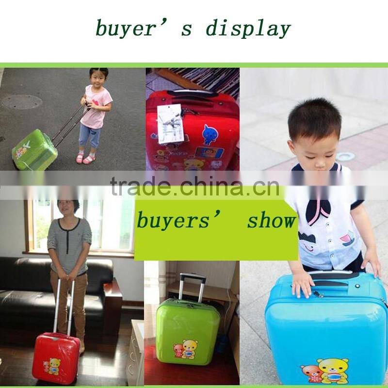 16 Inch Kid Cartoon Travel Suitcase Kids School Luggage Trolley Bag