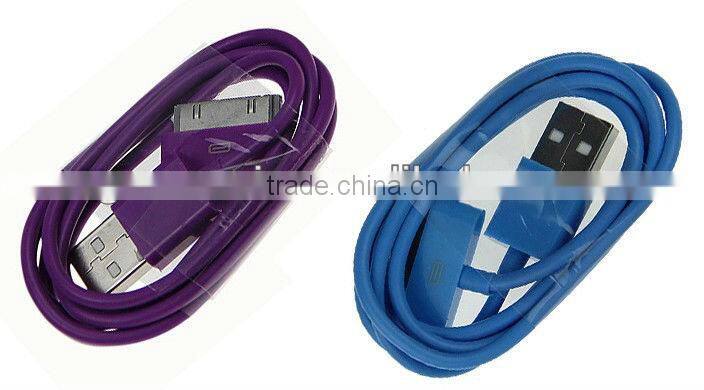 colorfull usb cable for iphone, for ipod, for ipad