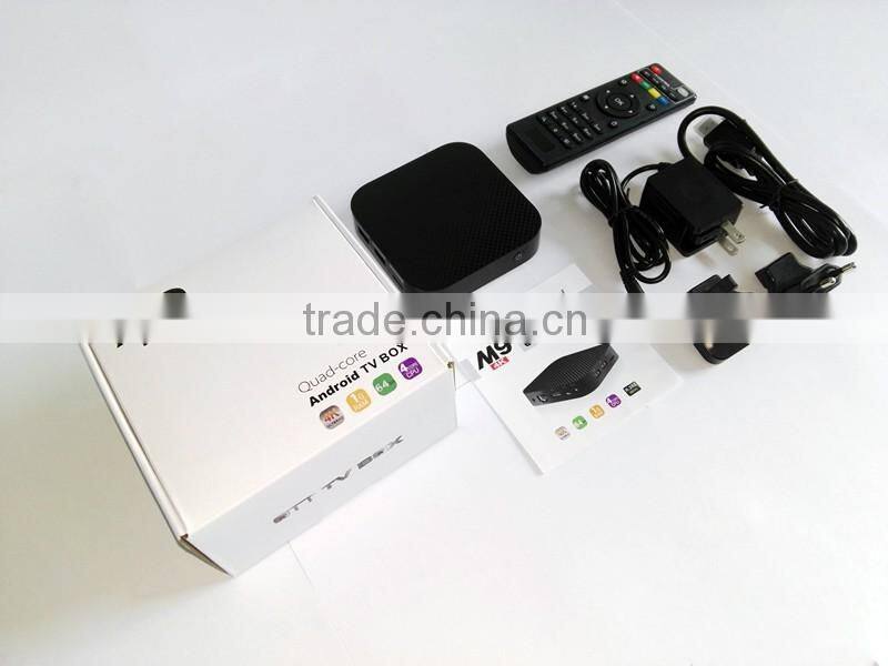 Factory Private mold Quad-core Android 5.1 smart TV BOX bluetooth 4.0 S905 4K 2.4G wifi ROM 8G TV box