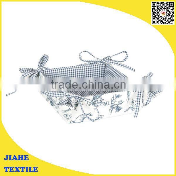 customized Logo promotional cotton folding basket