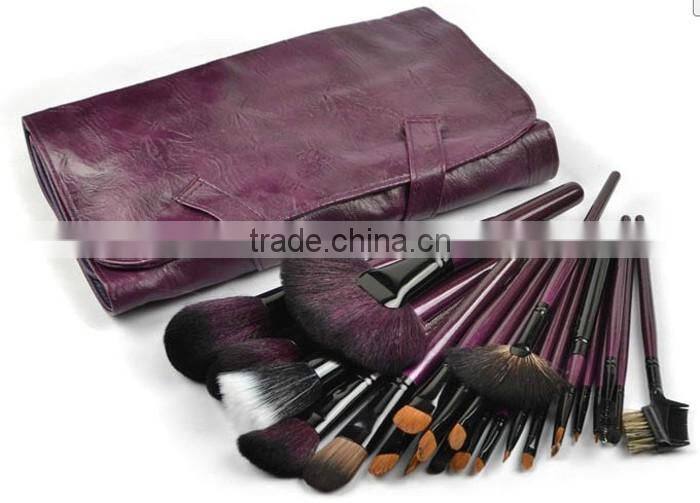 22pcs Purple Makeup Brushes Private Label