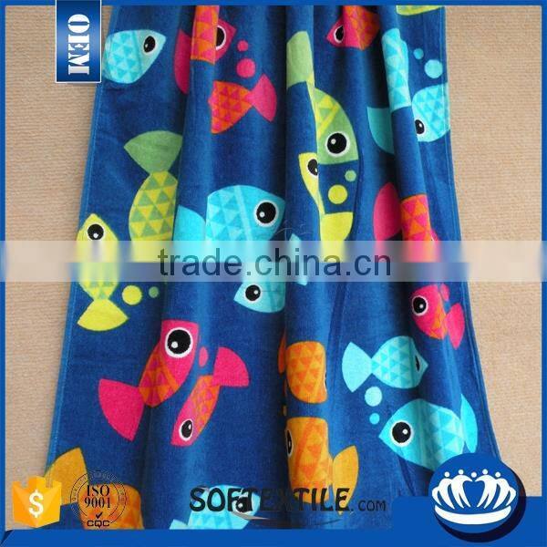 new design super absorbent Wholesale cheap microfiber Promotion custom printed beach towel