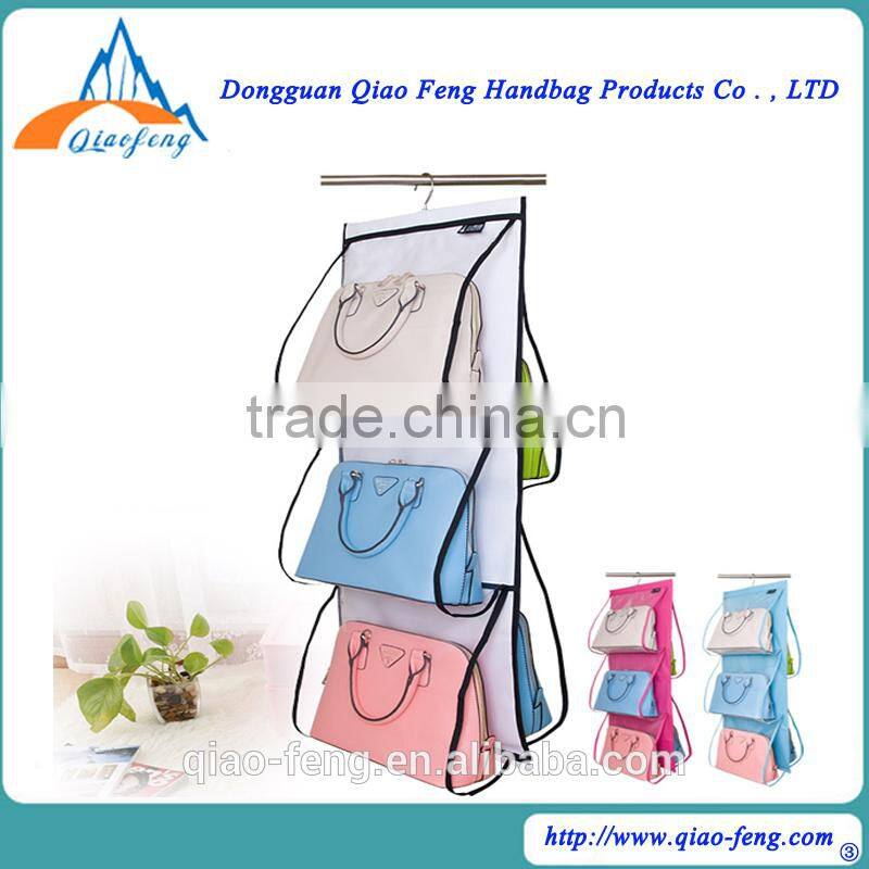 new design fashionable hanging handbag storage bag for handbag