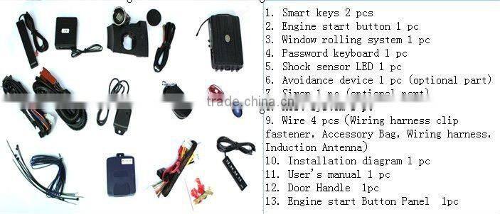 China Manufaturer Remote Contorl and Keyless Entry System