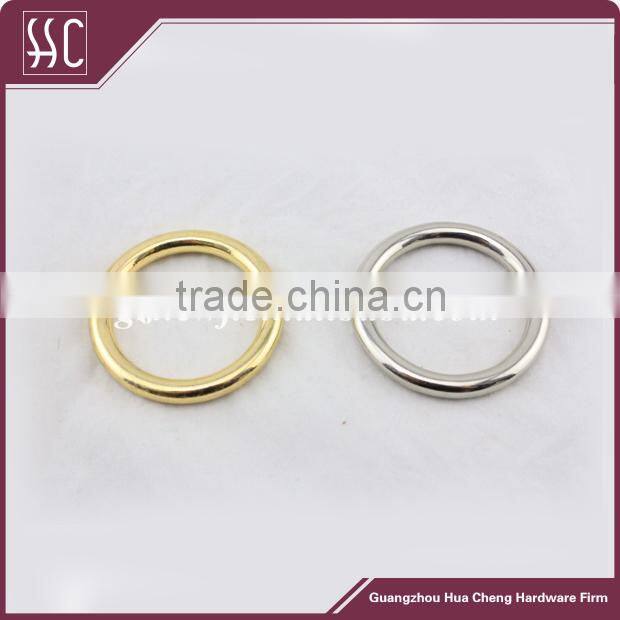 high quality gold metal O-ring for handbags, luggage